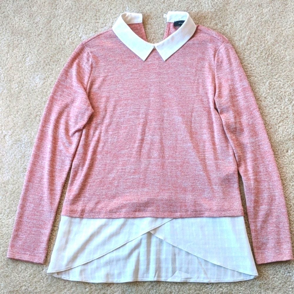 Light Pink Business Casual Top